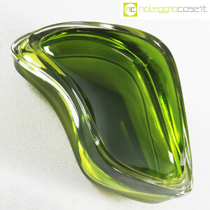 Zaha Hadid Design, Centrotavola Plex Vessel in vetro verde (4)