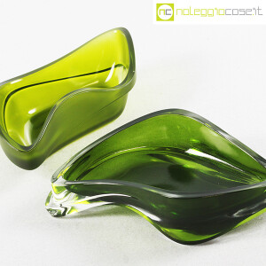 Zaha Hadid Design, Centrotavola Plex Vessel in vetro verde (5)
