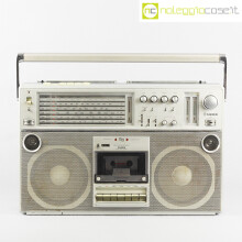 Silver stereo boombox mod. ST858