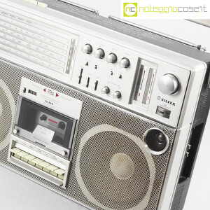 Silver, stereo boombox ST858 (5)