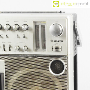 Silver, stereo boombox ST858 (9)